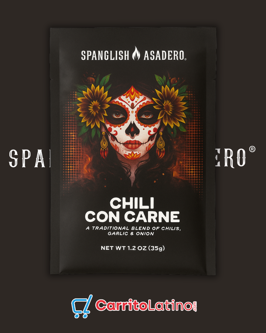 Spanglish Asadero Chili Con Carne Seasoning 1.2 oz