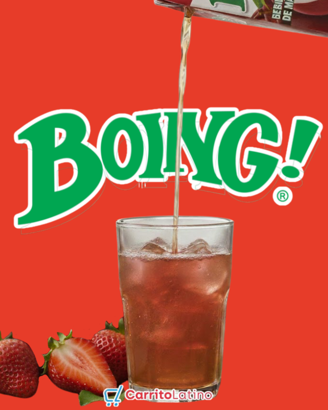 Boing! Bebida de Fresa Tetra Pak 500 ml