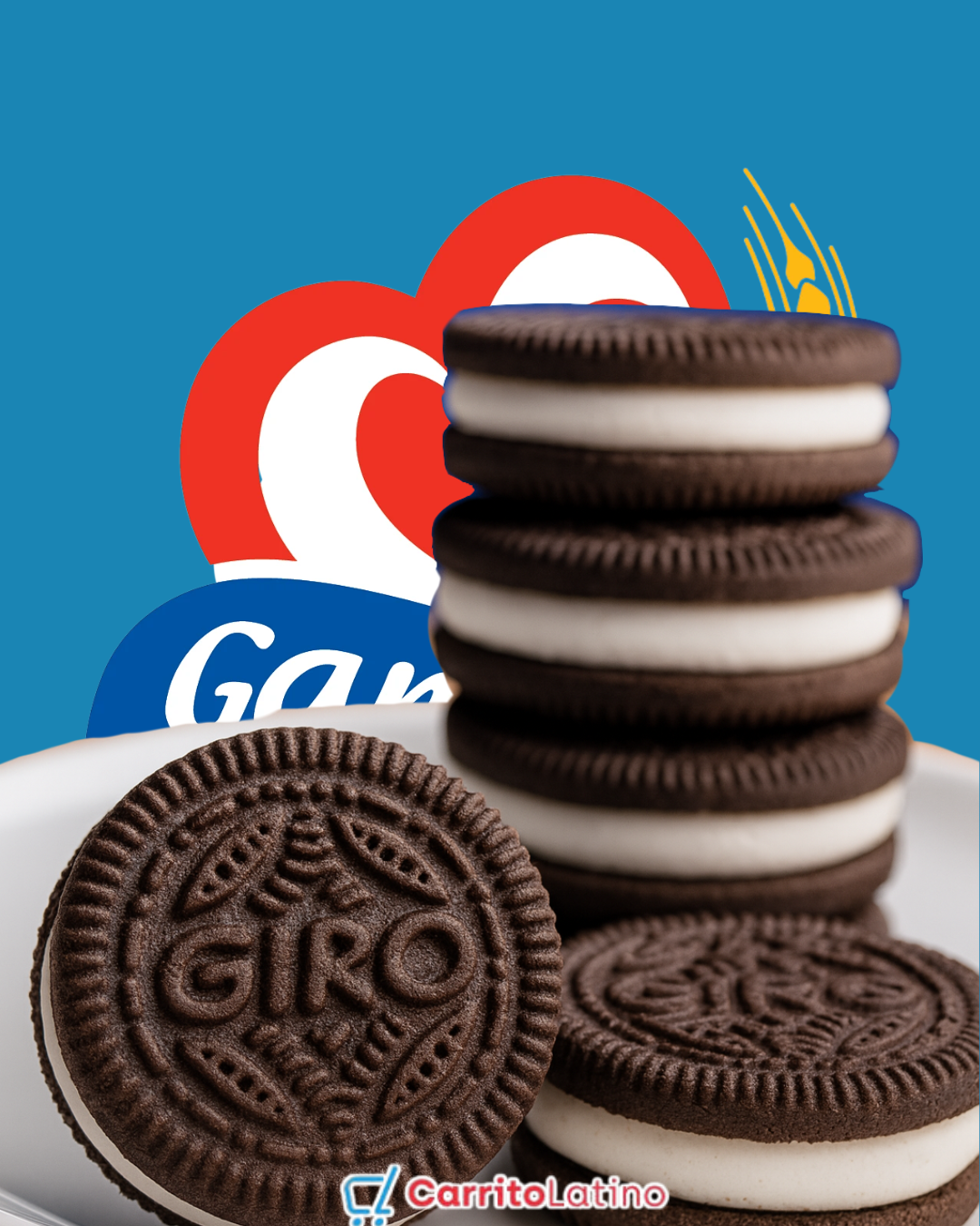 Galletas Giro Gamesa 114 gr / 4 oz