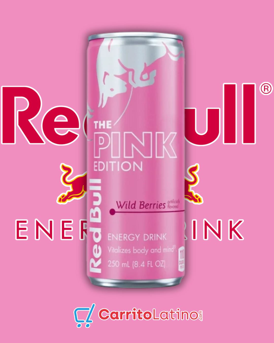 Red Bull The Pink Edition Wild Berry 12 oz