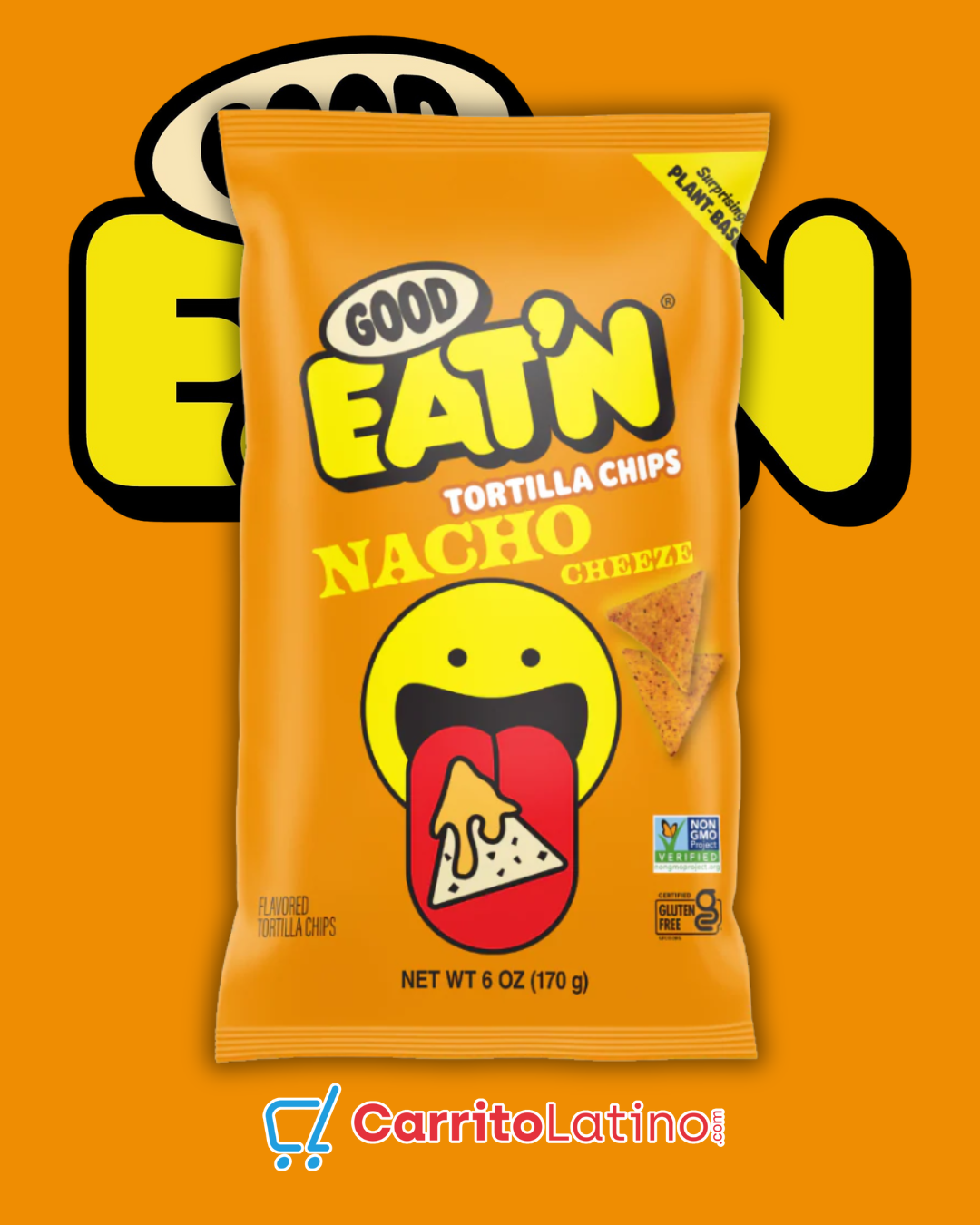 Good Eat'n Tortilla Chips Nacho Cheese 6 oz