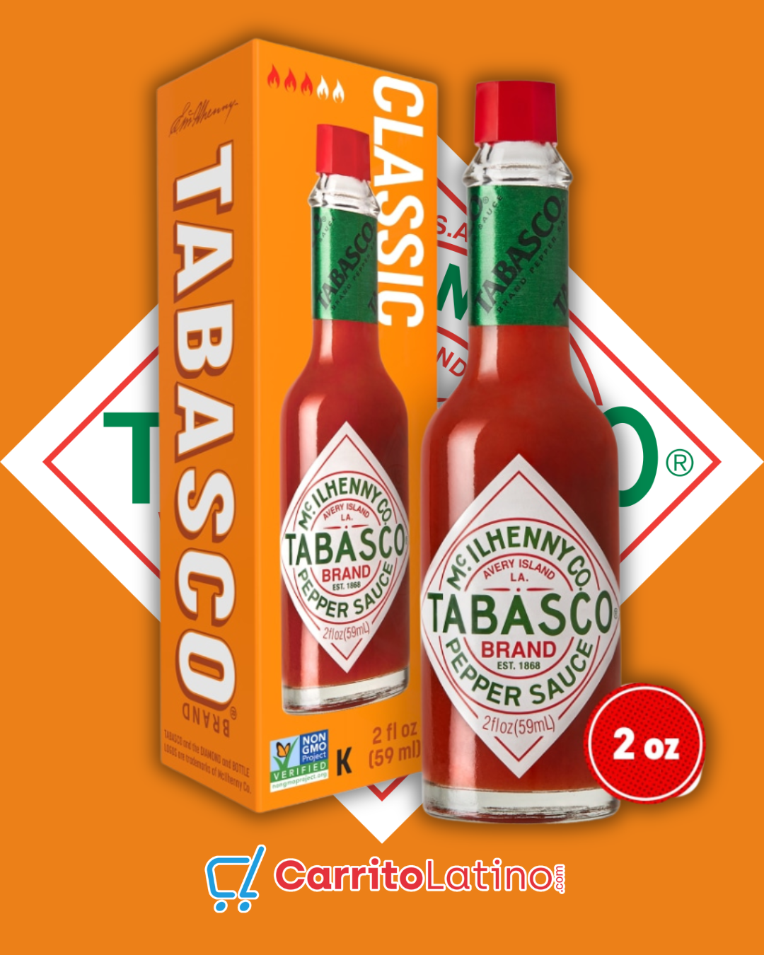 Tabasco Original Red Pepper Sauce 2 oz