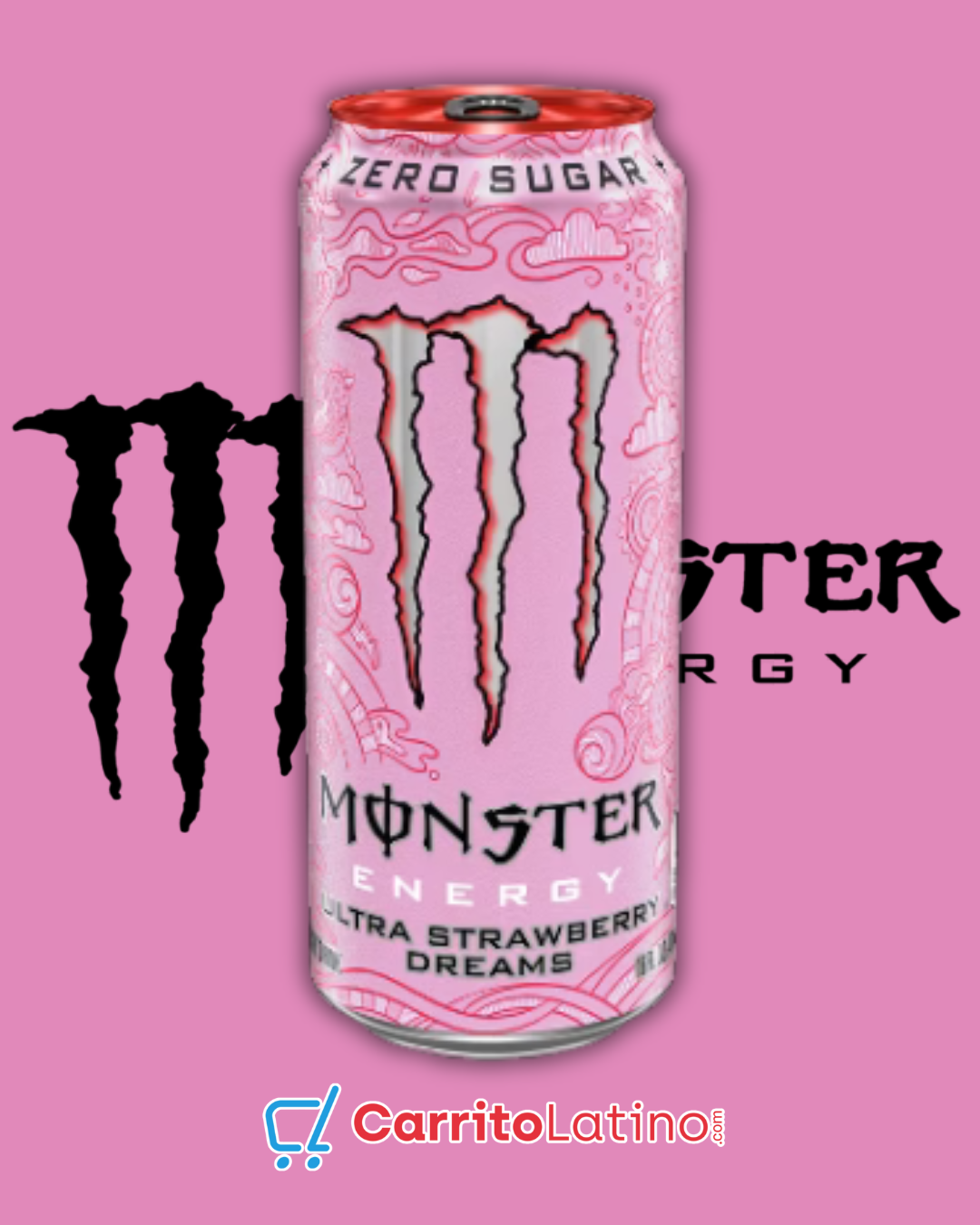 Monster Energy Ultra Strawberry Dreams 16 oz