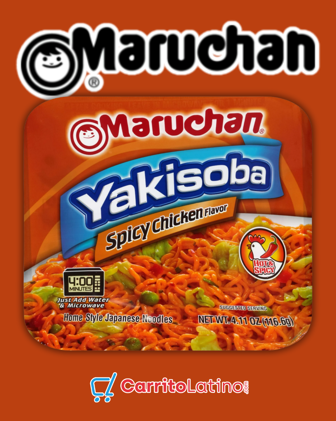 Maruchan Yakisoba Spicy Chicken Flavor 4.11 oz