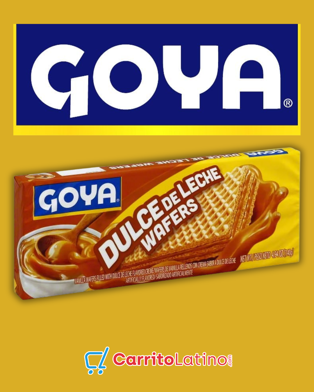 Goya Dulce de Leche Wafers 4.94 oz