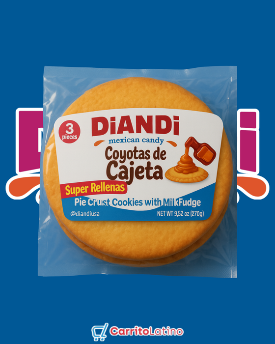 Diandi Coyotas de Cajeta 270 gr / 9.52 oz
