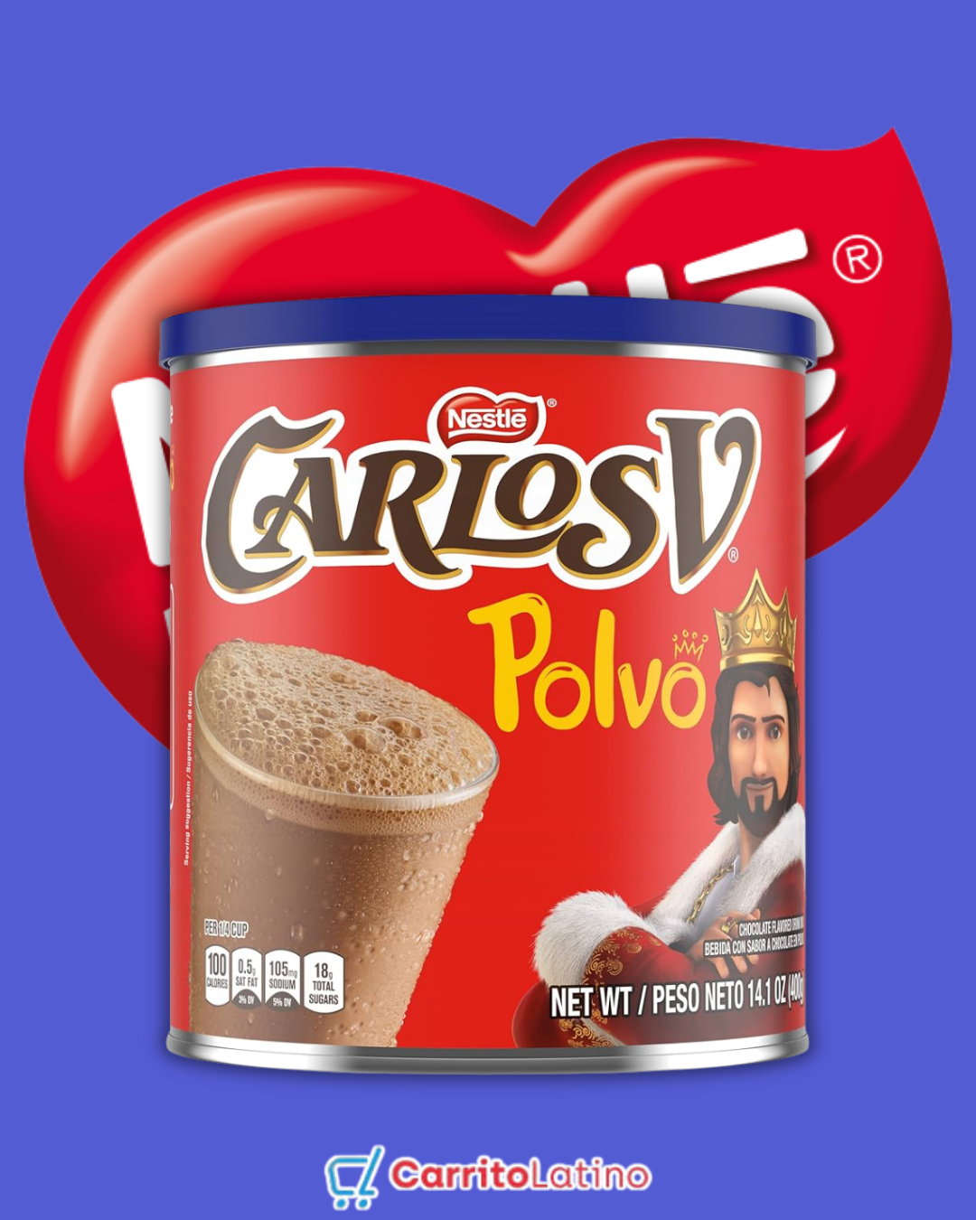 Nestlé Carlos V Chocolate Powder 14.1 oz