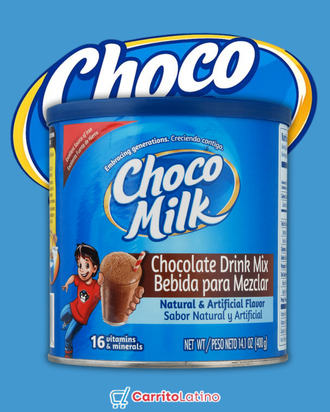 Chocomilk Chocolate Drink Powder Mix 14.1 oz