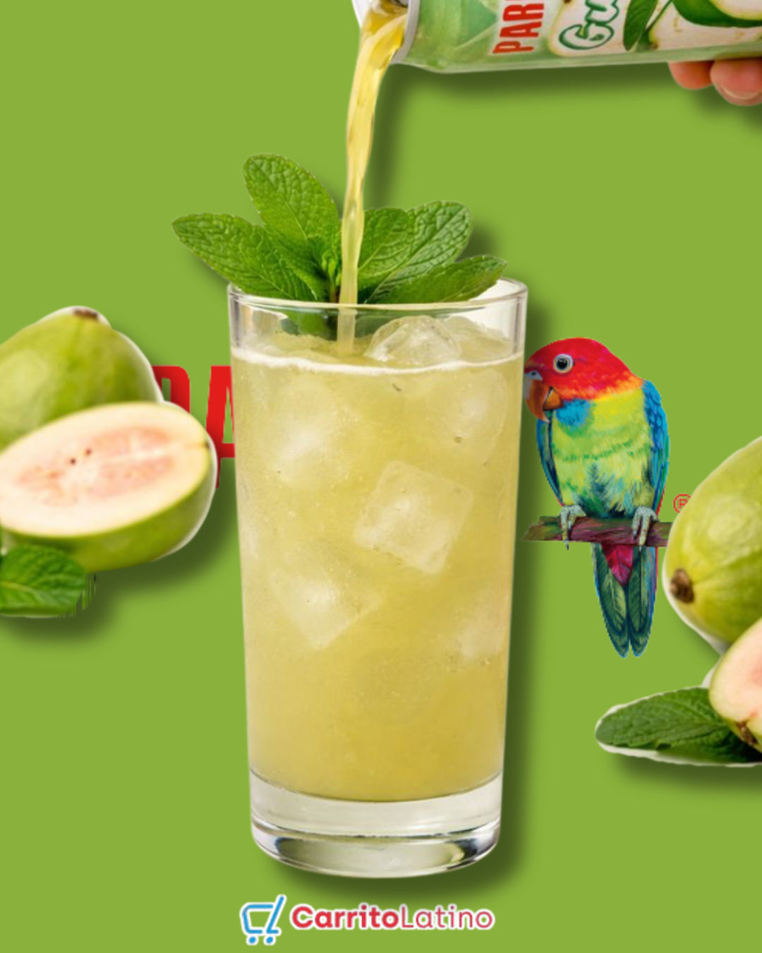 Bebida de Guayaba Verde 16.4 oz (Lata)