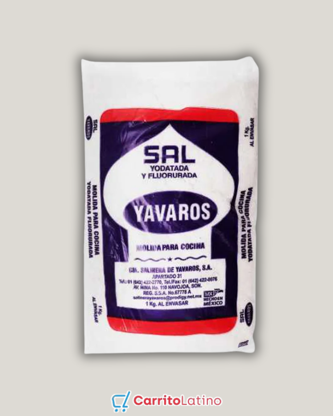 Yavaros Iodized Salt 1 kg