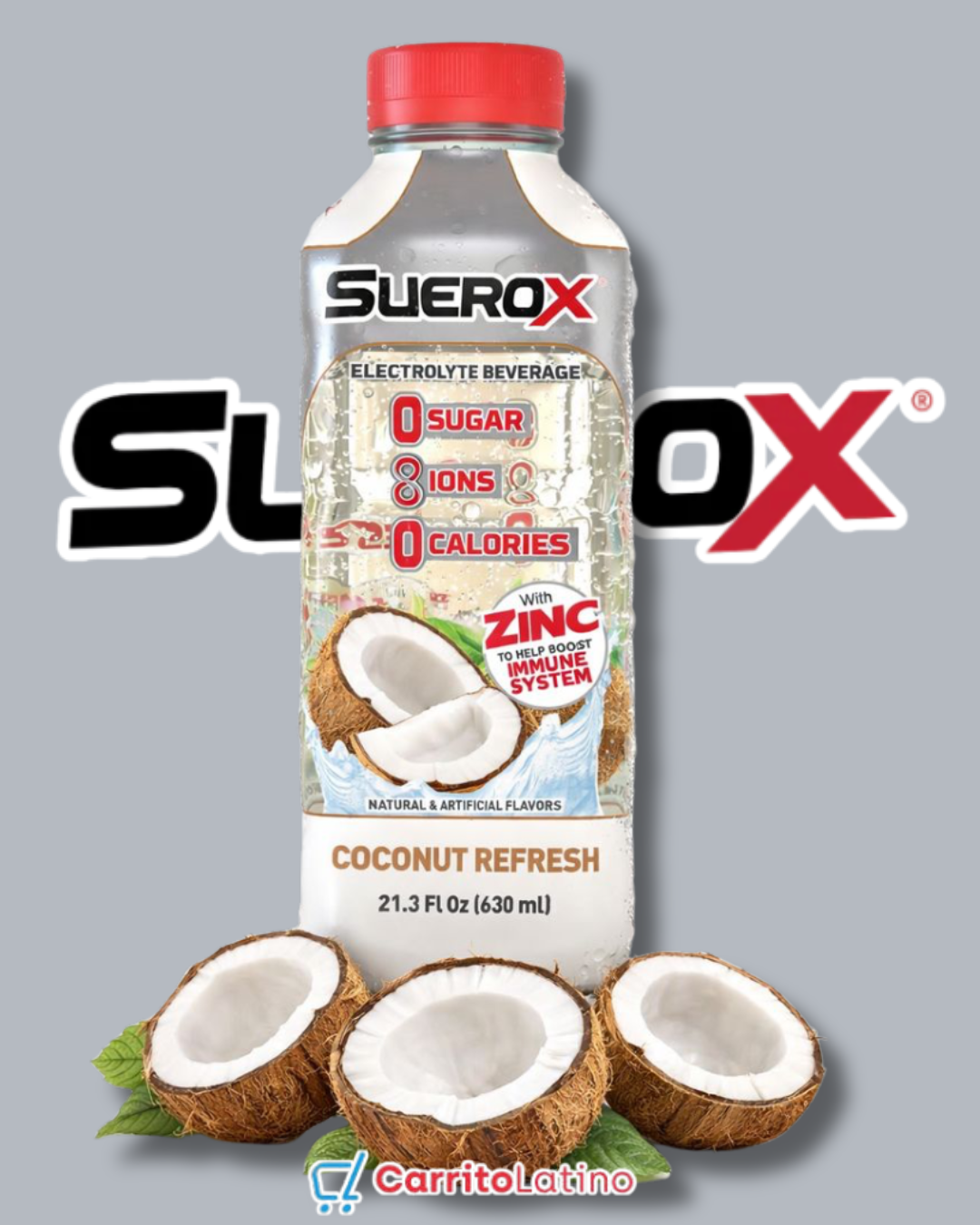 SueroX Bebida Electrolitos Coco 630 ml