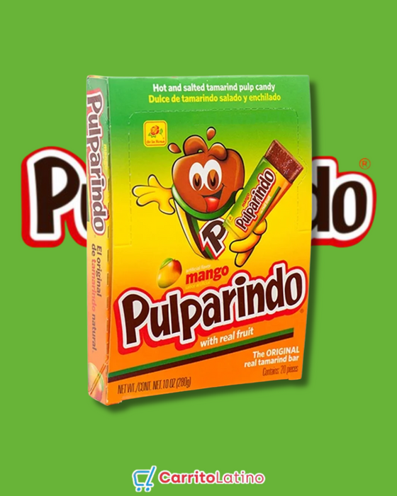 Pulparindo Mango Flavor 20 Pieces 280 gr / 10 oz