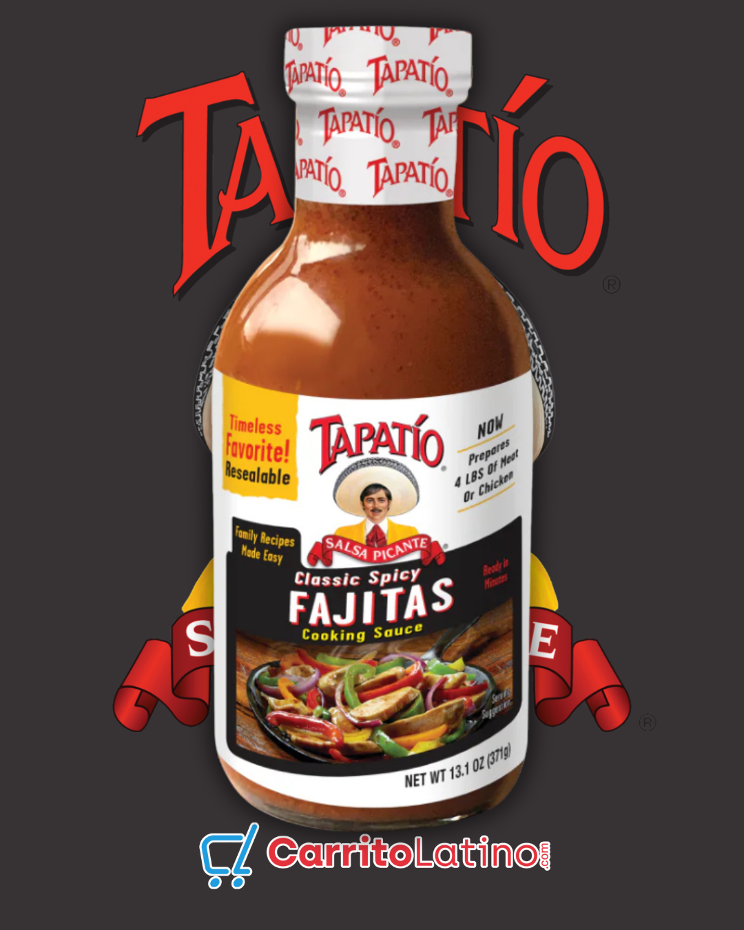 Tapatío Classic Spicy Fajitas Cooking Sauce 13.1 oz