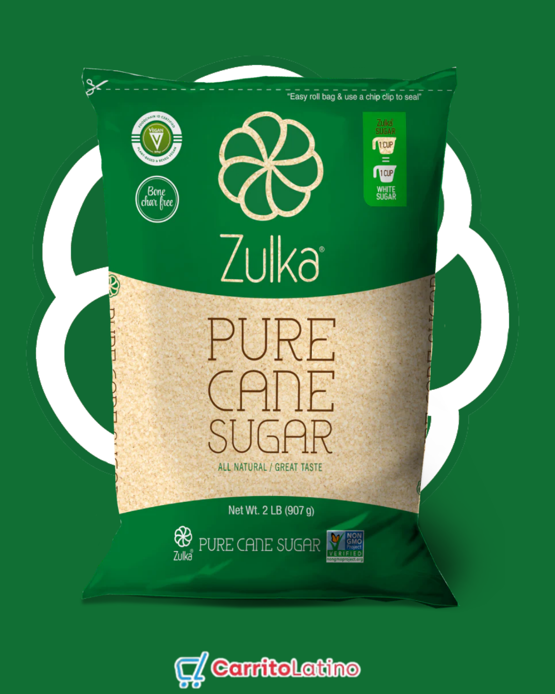 Zulka Brown Cane Sugar 2 lb – Carrito Latino