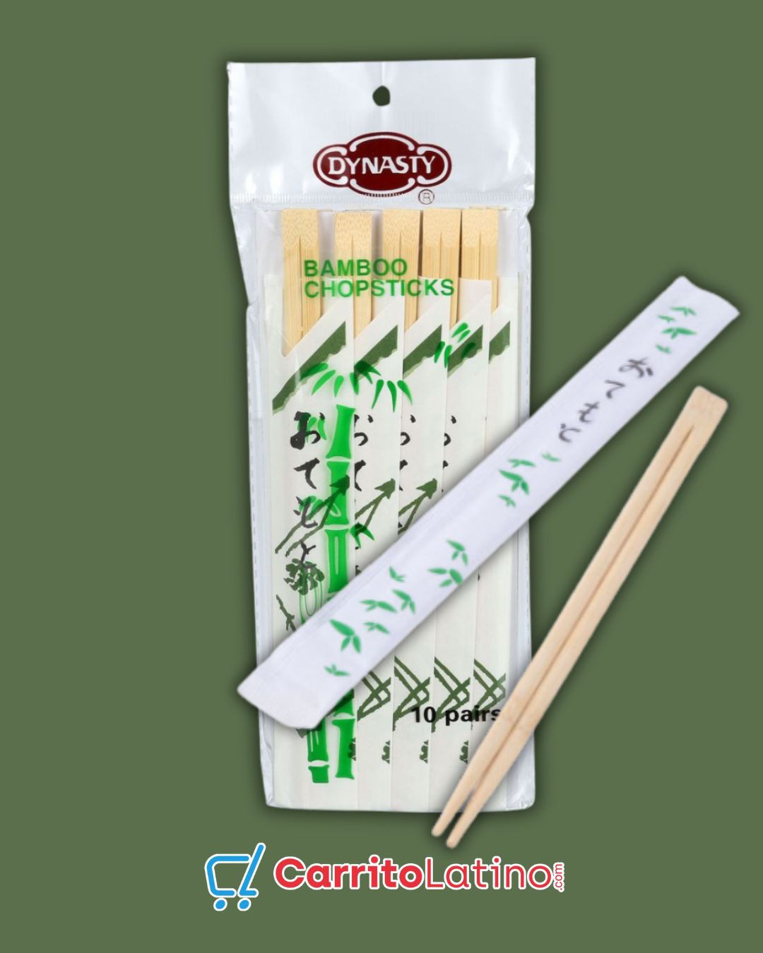 Dynasty Bamboo Chopsticks 10 pk