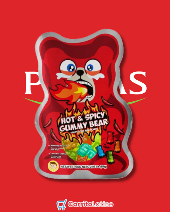 Few Hot and Spicy Gummy Bear 2.95 OZ