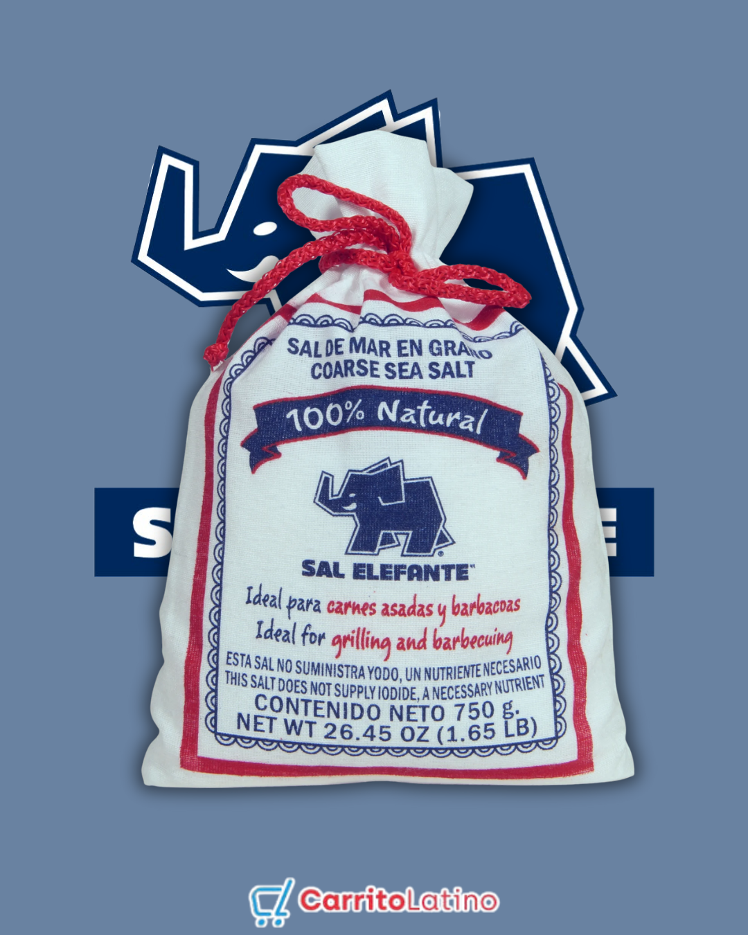 Elephant Salt Granulated Sea Salt 26.45 oz