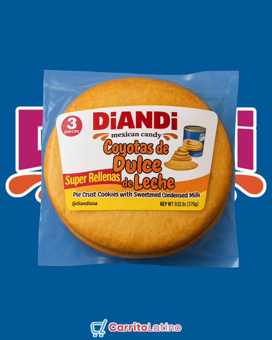 Diandi Coyotas de Dulce de Leche 270 gr / 9.52 oz