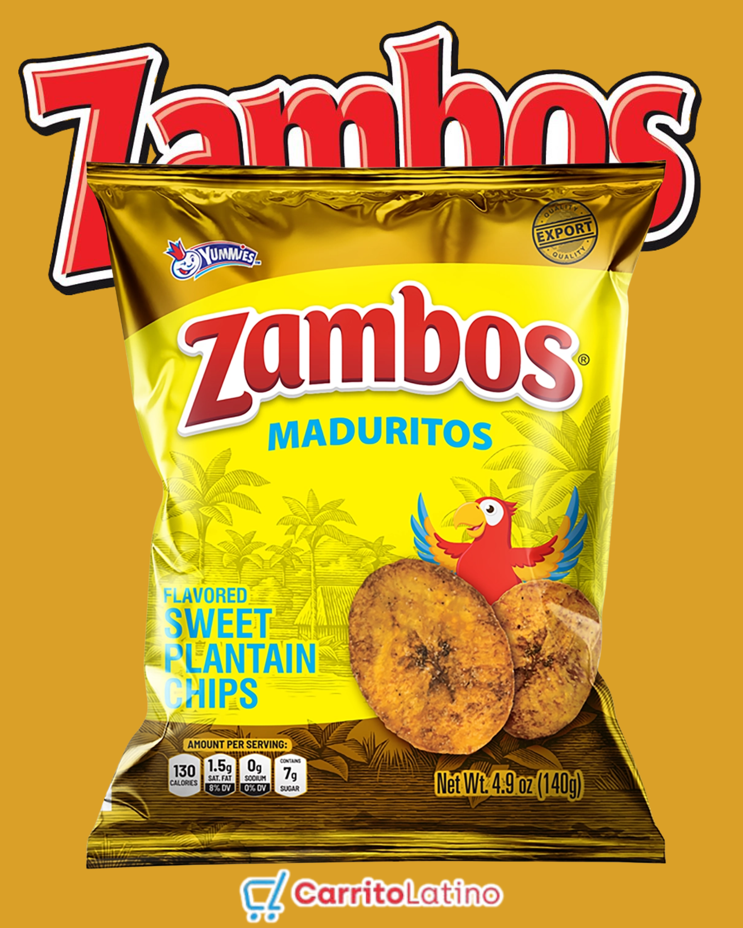 Zambos Plantain chips maduritos 4.94 oz.