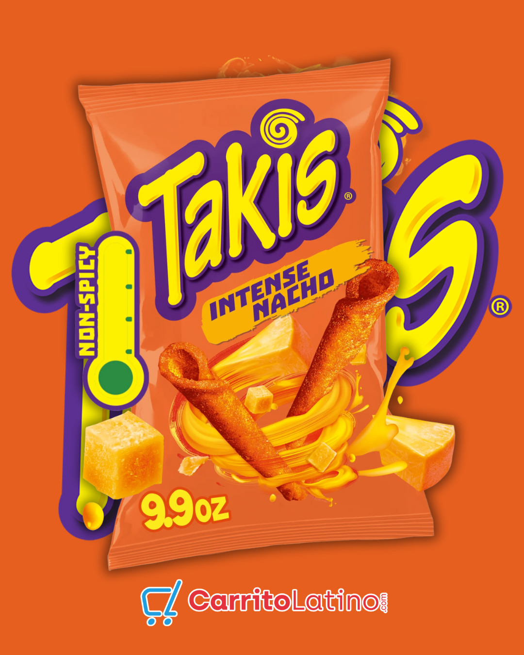 Barcel Takis Intense Nacho 9.9 oz
