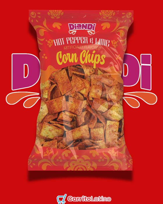 Diandi Chips Chile Limon 280g/9.8OZ