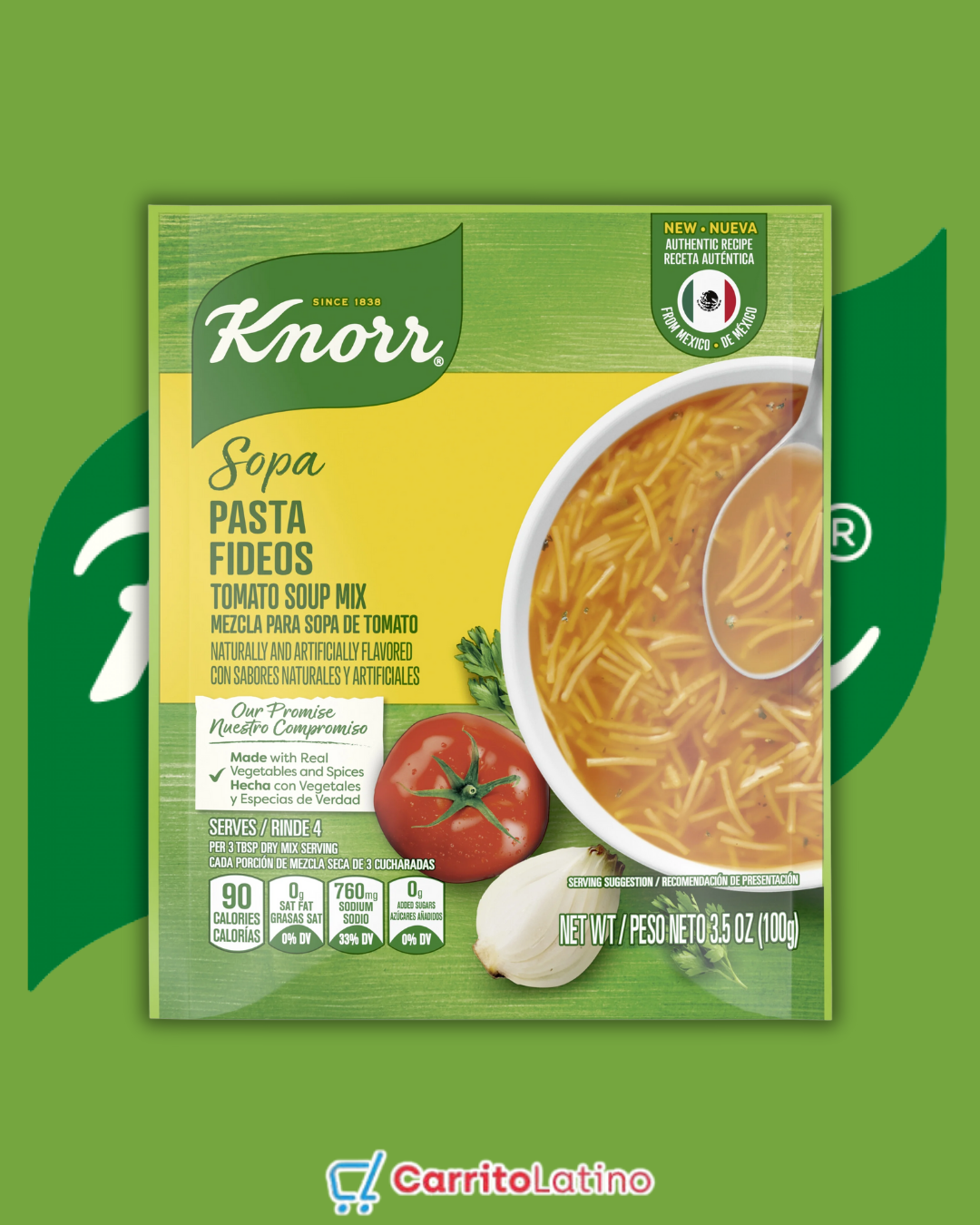 Knorr Noodle Soup Tomato Flavor 3.5 oz