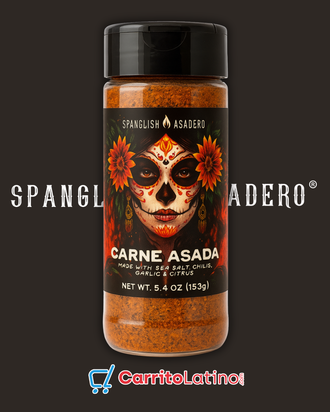Spanglish Asadero Carne Asada Seasoning 5.4 oz