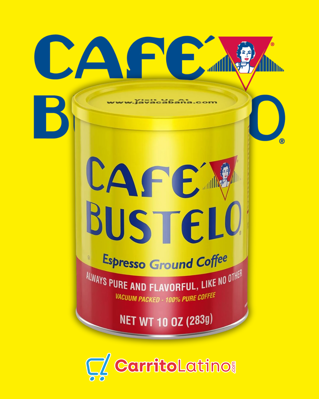 Bustelo Coffee Ground Espresso Coffee 10 oz Jar