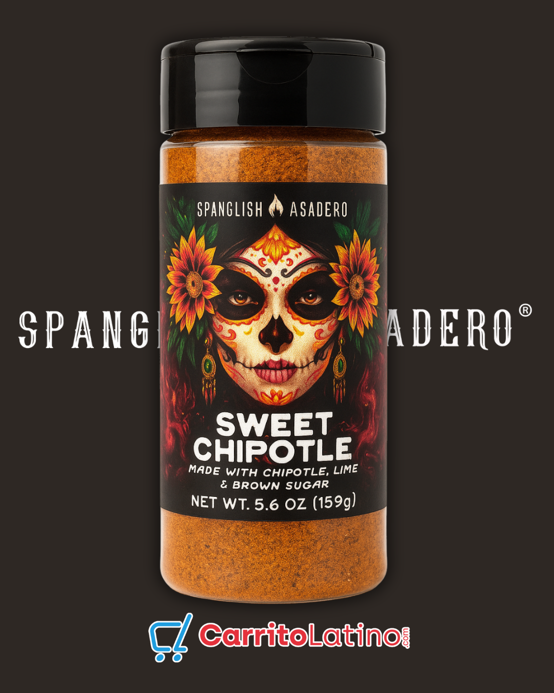 Spanglish Asadero Sweet Chipotle Seasoning 5.6 oz