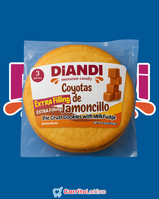 Diandi Coyotas de Jamoncillo 270 gr / 9.52 oz