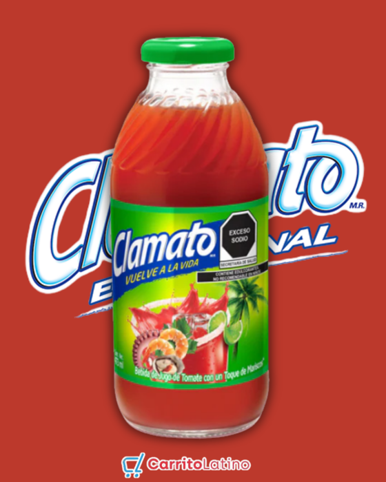 Clamato Jugo Original Vuelve a la Vida 473 ml (Vidrio)