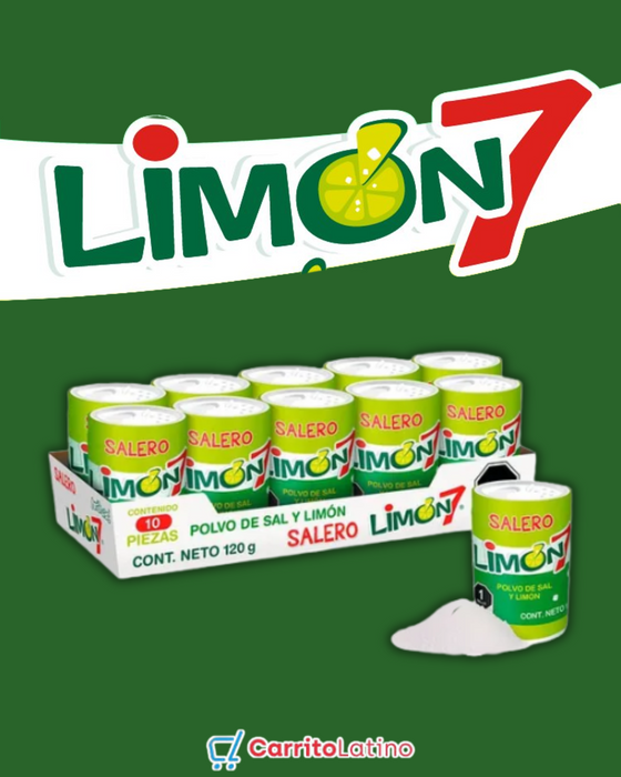 Salero Limon 7 anahuac salt shaker 10 pieces 120 gr / 4.2 oz