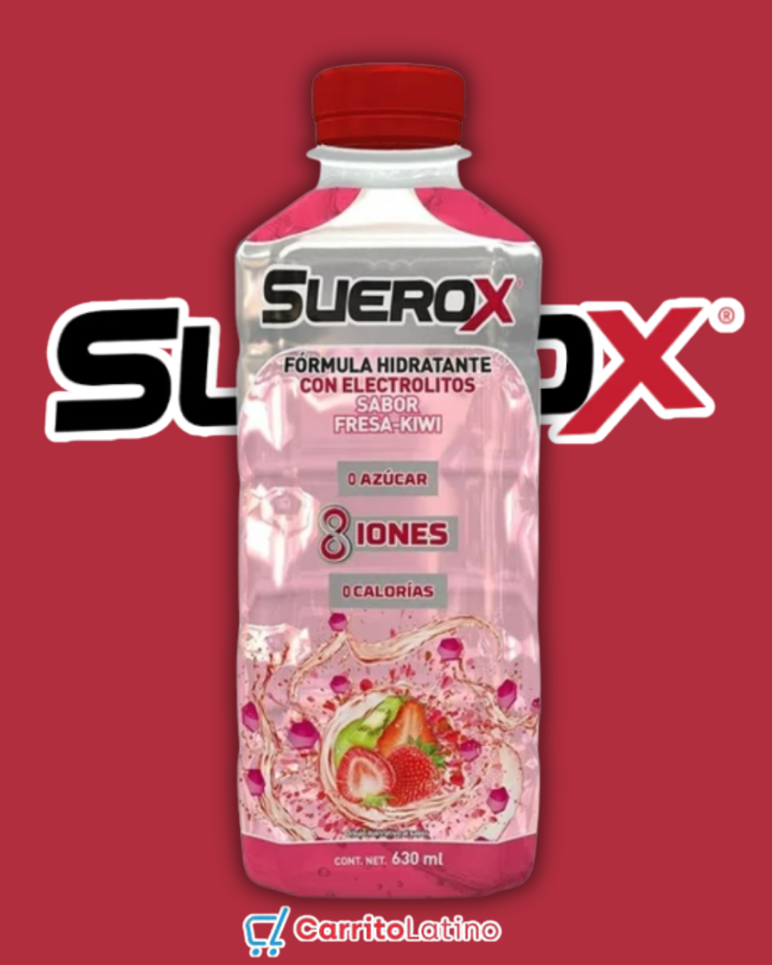 SueroX Bebida Electrolitos Kiwi-Fresa 630 ml
