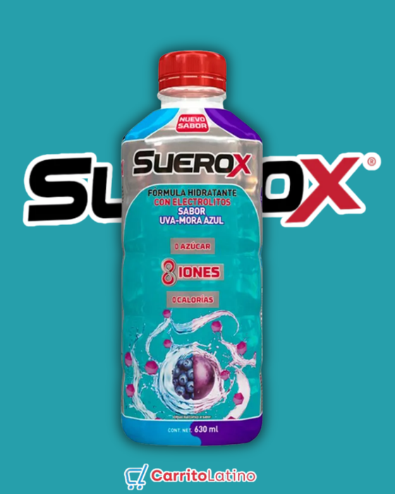 SueroX Grape-Blueberry Electrolyte Drink 630 ml