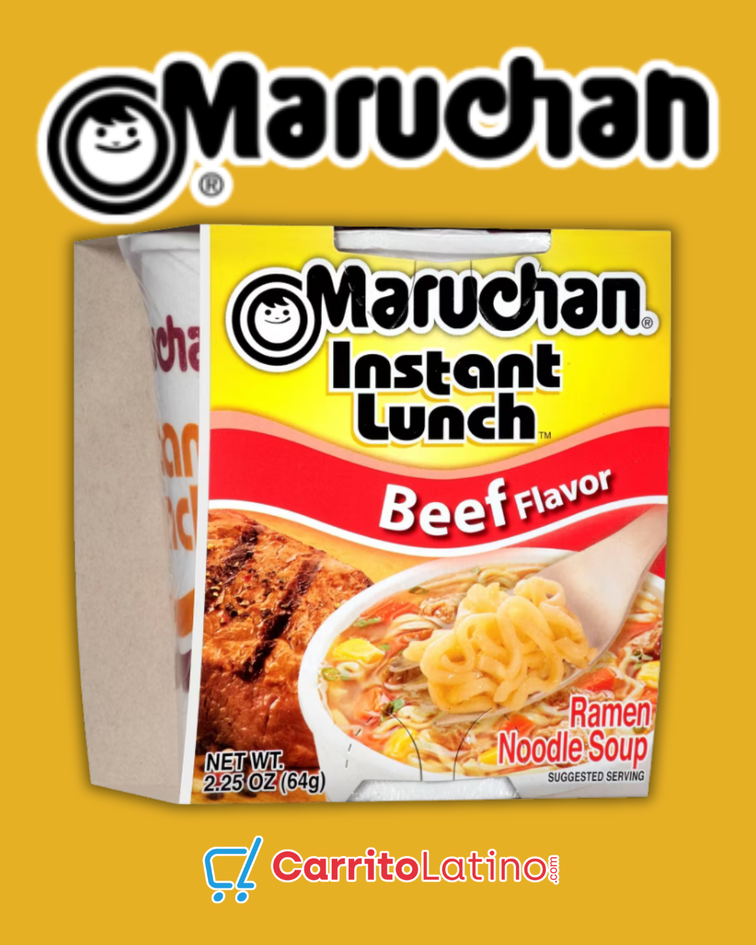 Maruchan Ramen Noodle Soup Beef Flavor 2.25 oz