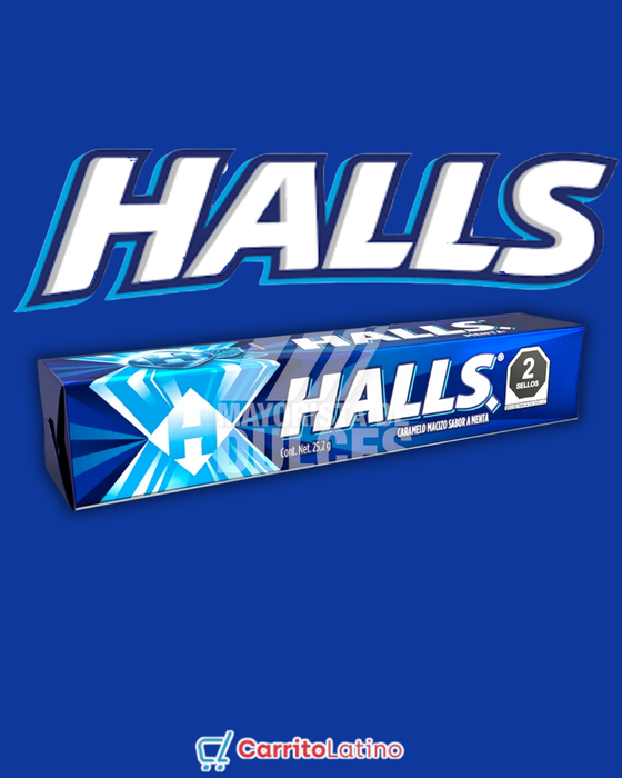 Halls Mint (Box of 12 Tubes)