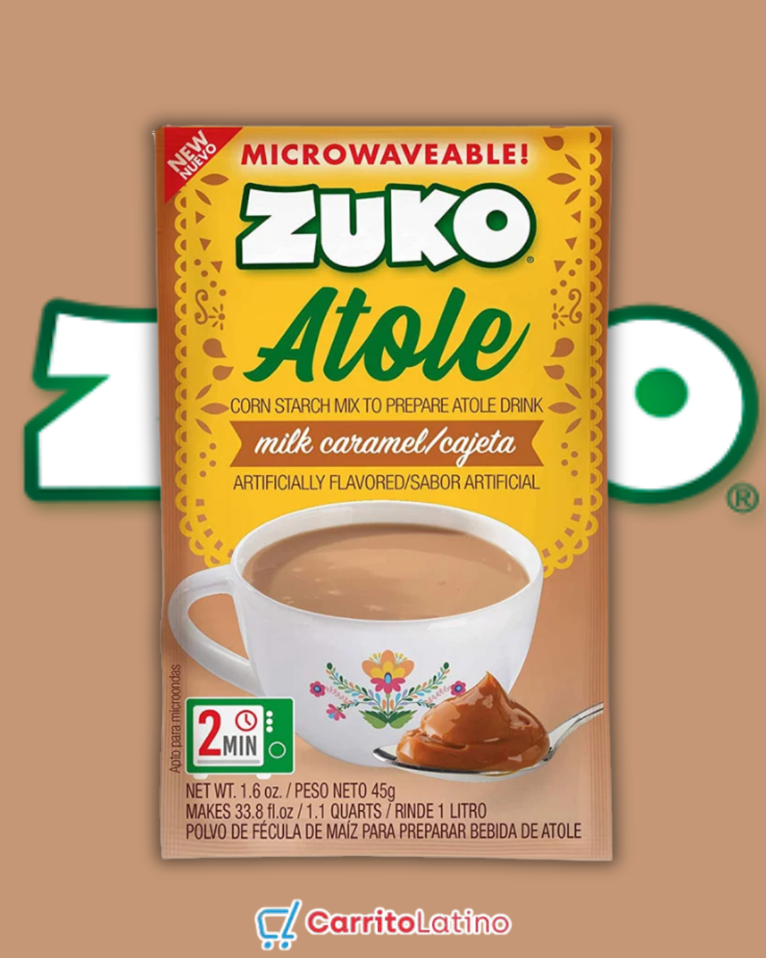 Zuko Atole de Cajeta 1.6 oz