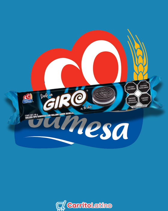 Gamesa Giro Cookies 114 gr / 4 oz