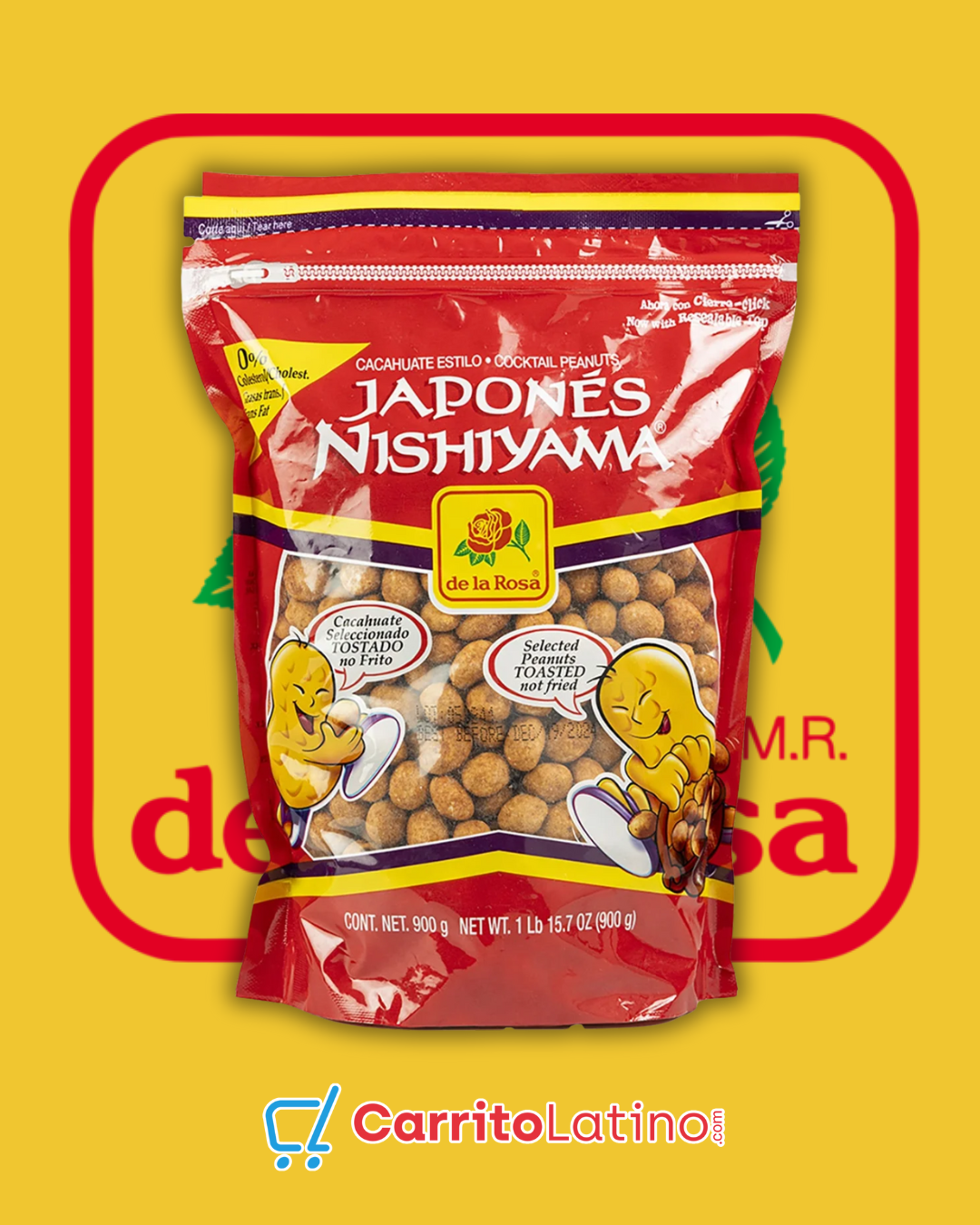 Nishiyama Japanese Peanuts 900g – Carrito Latino