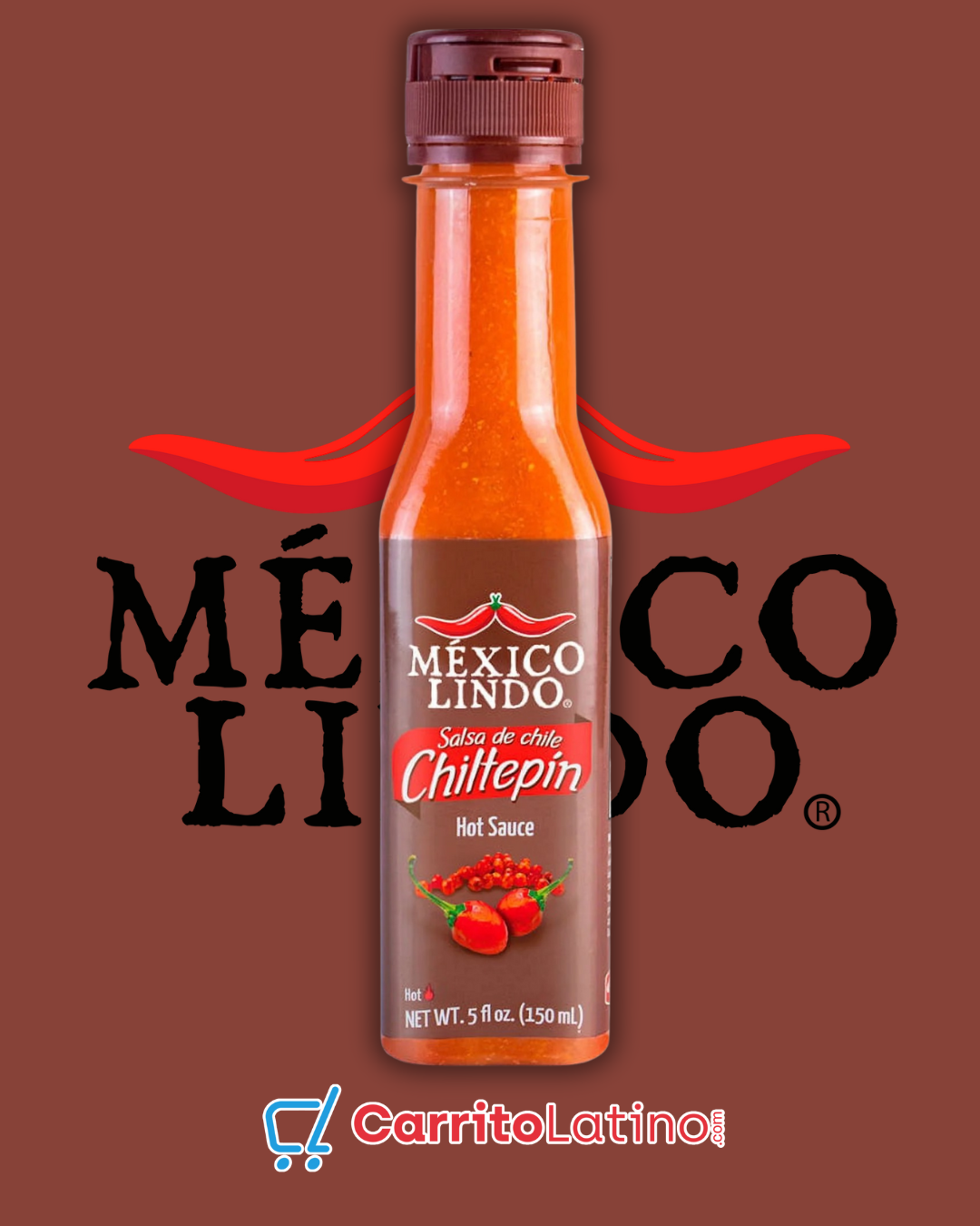 Mexico Lindo Salsa de Chile Chiltepin 5 oz