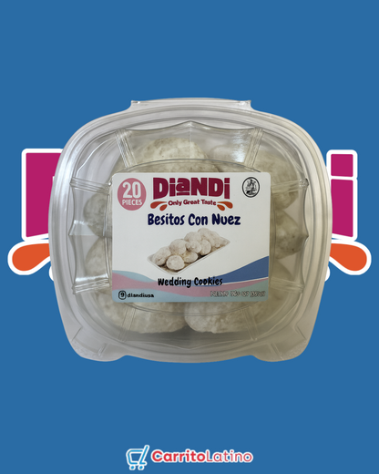 Diandi Besitos con Nuez 160 gr / 5.64 oz