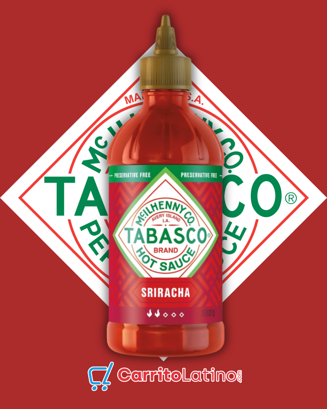 Tabasco Sriracha Hot Sauce 11 oz