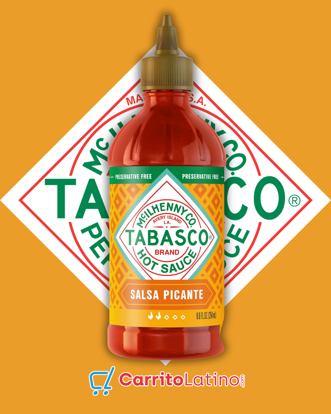 Tabasco Salsa Picante 8.6 oz – Squeeze Bottle