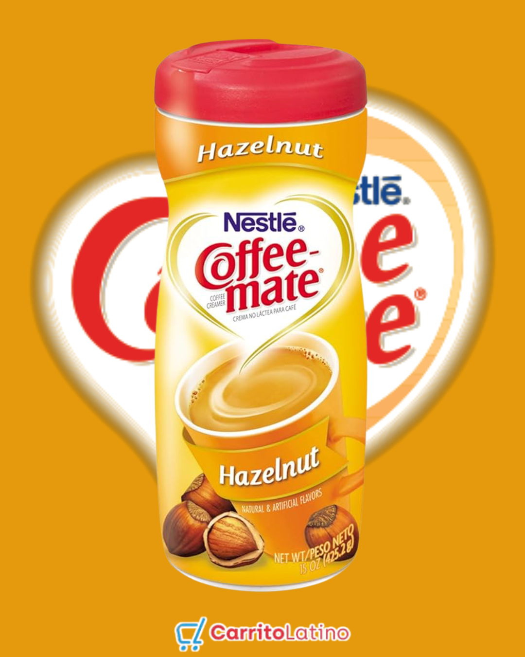 Coffee Mate Hazelnut Powder Creamer 425 gr / 15 oz