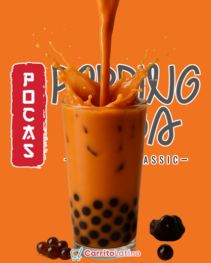 Pocas Bubble Tea Thai Tea 16.5floz