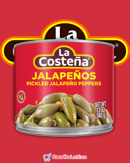 La Costeña Chiles Jalapeños Enteros 12 oz