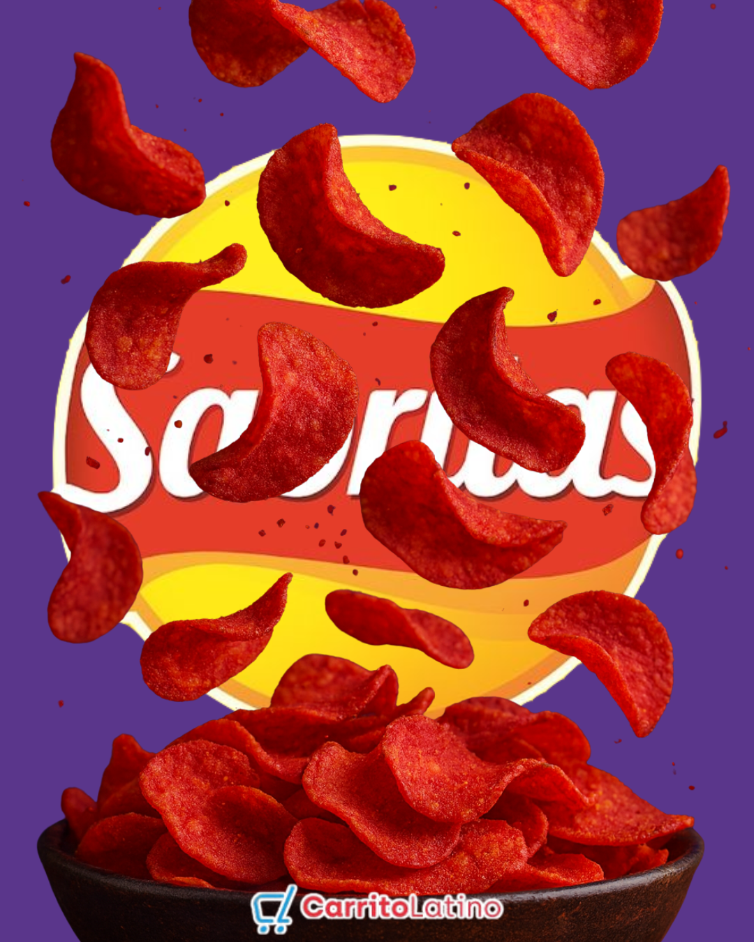 Sabritas Crujientes Flamin Hot 100gr / 3.53 oz