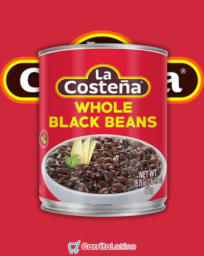 La Costeña Frijoles Negros Enteros 19.75 oz