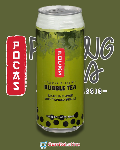 Pocas Bubble Tea Matcha 16.5floz