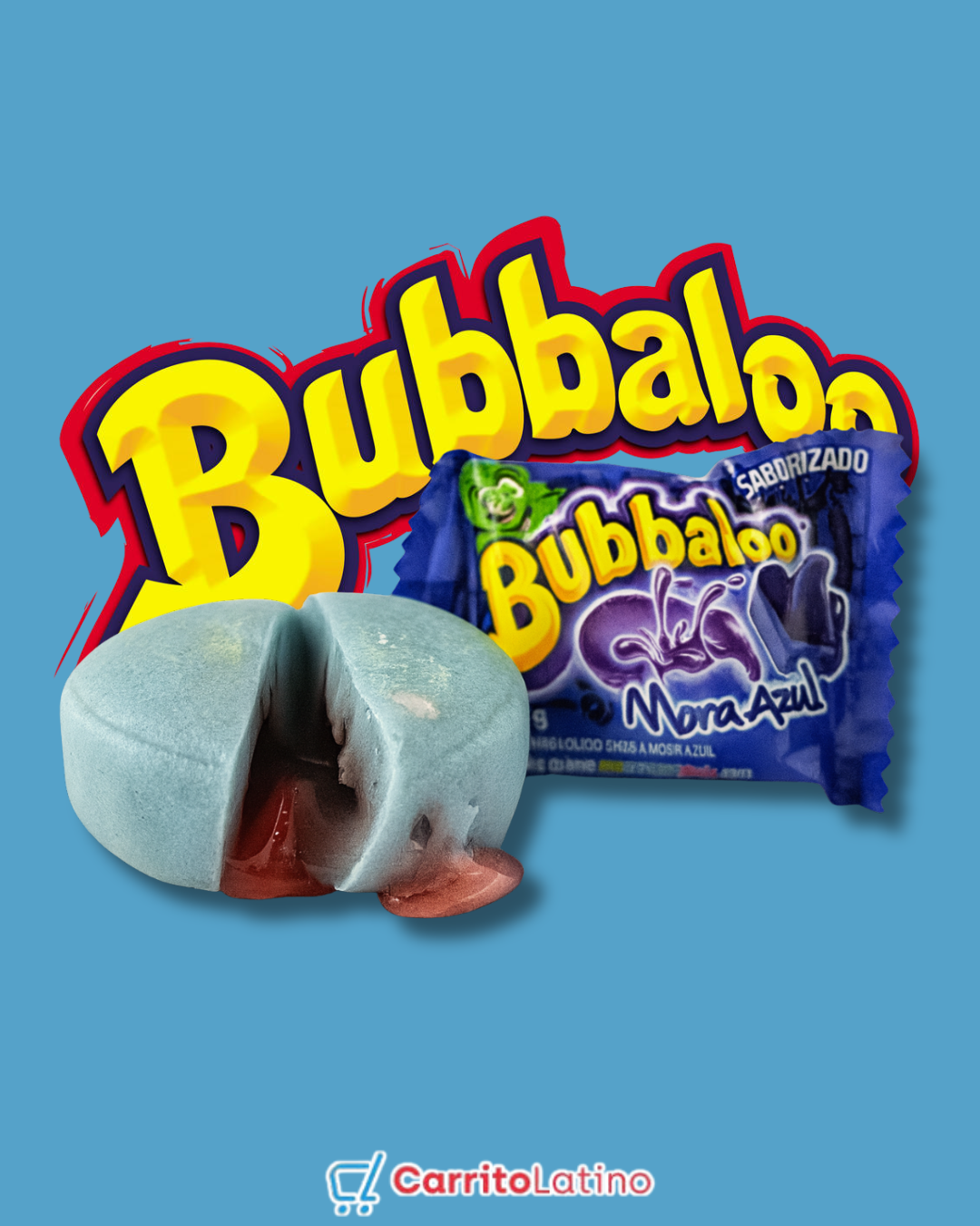 Bubalo Sabor Mora Azul 47 Piezas 239.7 gr / 8.45 oz